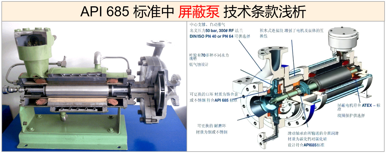 API 685 標準中屏蔽泵技術(shù)條款淺析